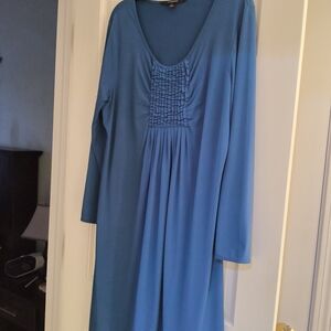 Chadwicks Teal Long Sleeve Dress